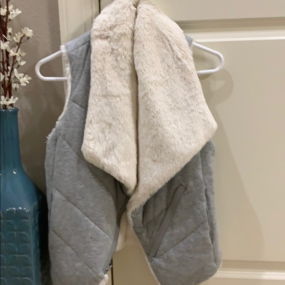 Armani Exchange Inside out fur vest